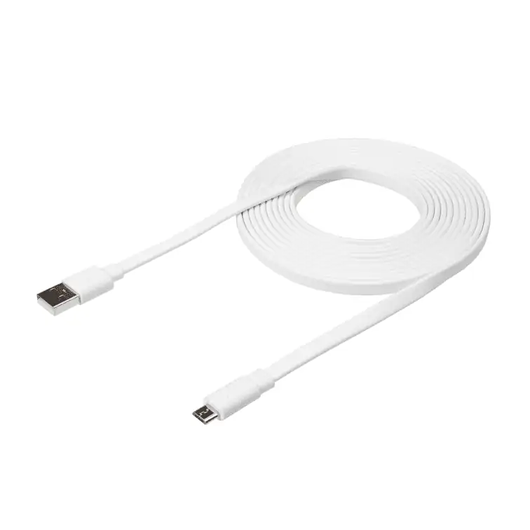 Se Kabel USB-A/Micro-USB 3m White hos Dækbutikken - Dæk og Fælge